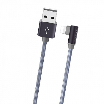 Кабель Borofone BX12 FreeJet, USB - USB Type-C, 1 м, серый