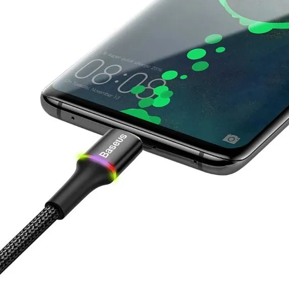 Кабель Baseus CALGH-C09 QC 3.0, lightning, 2 м, Quick charge 3.0, красный