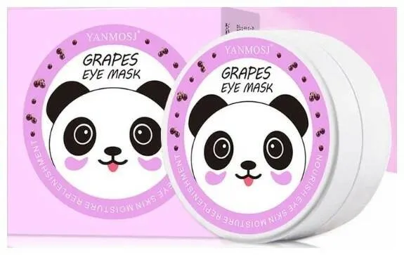 Гидрогелевые патчи для кожи вокруг глаз с экстрактом винограда Yanmosj Grapes Eye Mask 60 шт